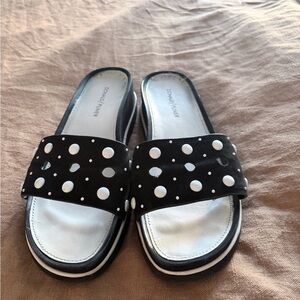 Donald J. Pliner Black and White Women's Sandals